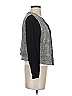 Buckley Tailors 100% Rayon Chevron-herringbone Gray Blazer Size 4 - photo 4