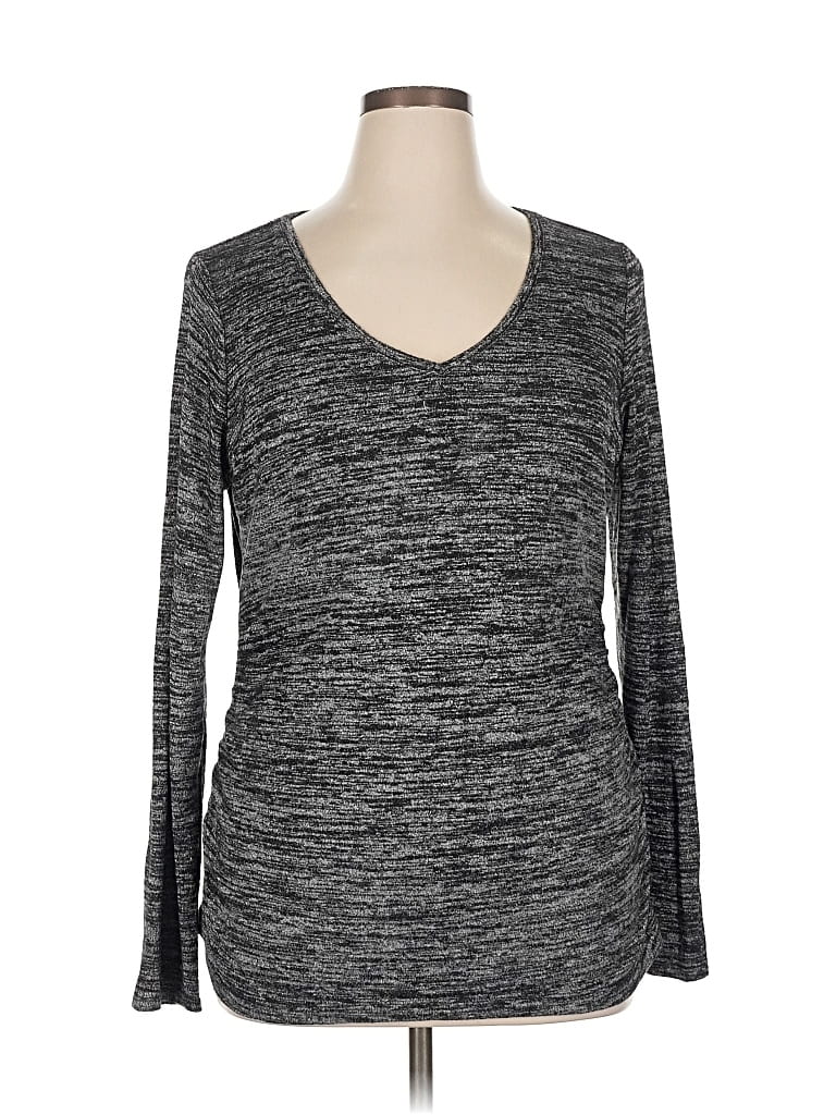 Pre-owned The Limited Outlet Long Sleeve T-shirt In Gray