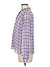 Y.A.S 100% Polyester Tweed Purple Long Sleeve Blouse Size M - photo 5