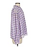 Y.A.S 100% Polyester Tweed Purple Long Sleeve Blouse Size M - photo 4