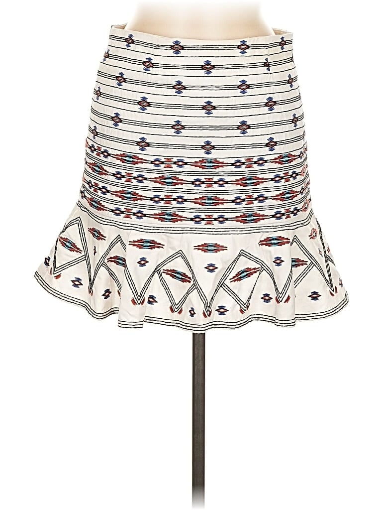 Pre-owned Twelfth Street By Cynthia Vincent Casual Skirt In White