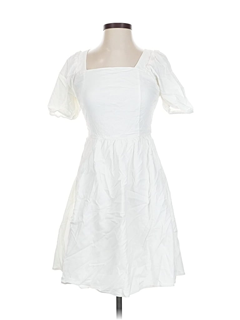 Ofeefan Cocktail Dress In White