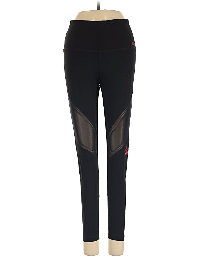 Pre-owned Victoria's Secret Pink Active Pants In Black