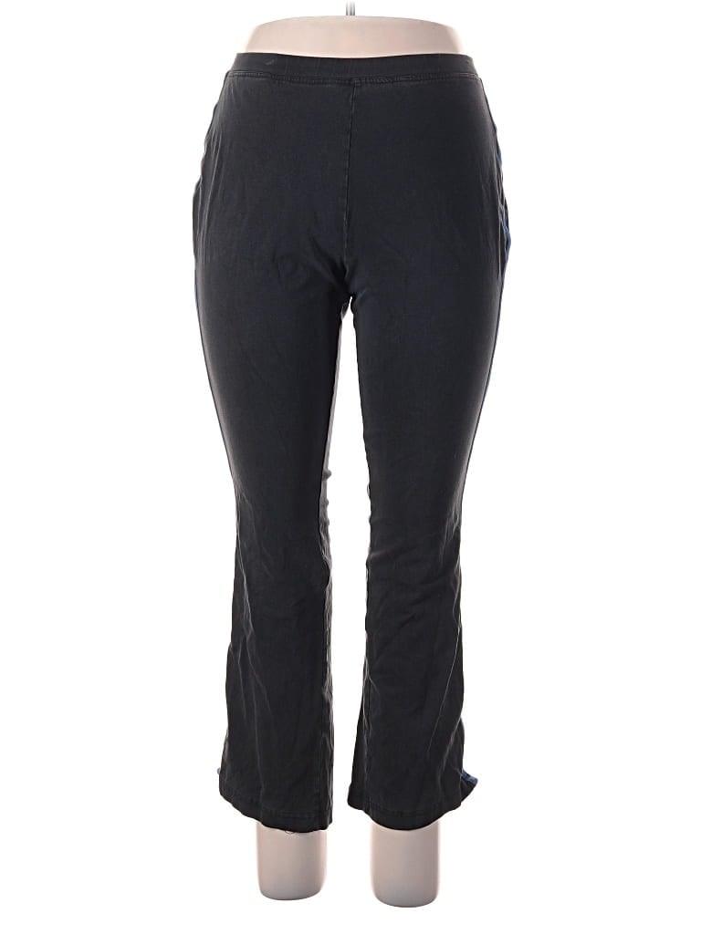 Pre-owned Woman Within Active Pants In Silver