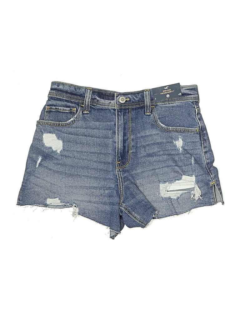 Hollister Denim Shorts In Blue