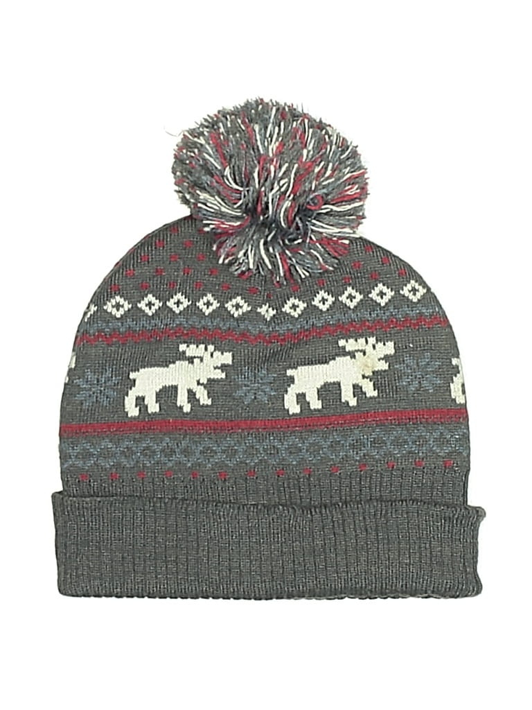 Pre-owned Assorted Brands Kids' Beanie Hat In Gray