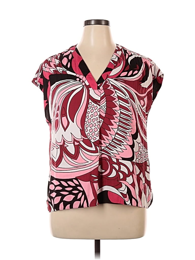 Pre-owned Maison D' Amelie Sleeveless T-shirt In Red