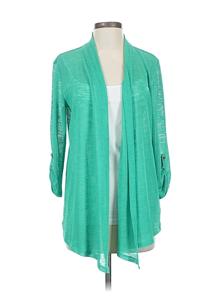 KASPER Pre-owned Cardigan Sweater In Blue