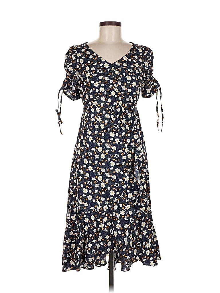 Pre-owned Assorted Brands Casual Dress In Blue