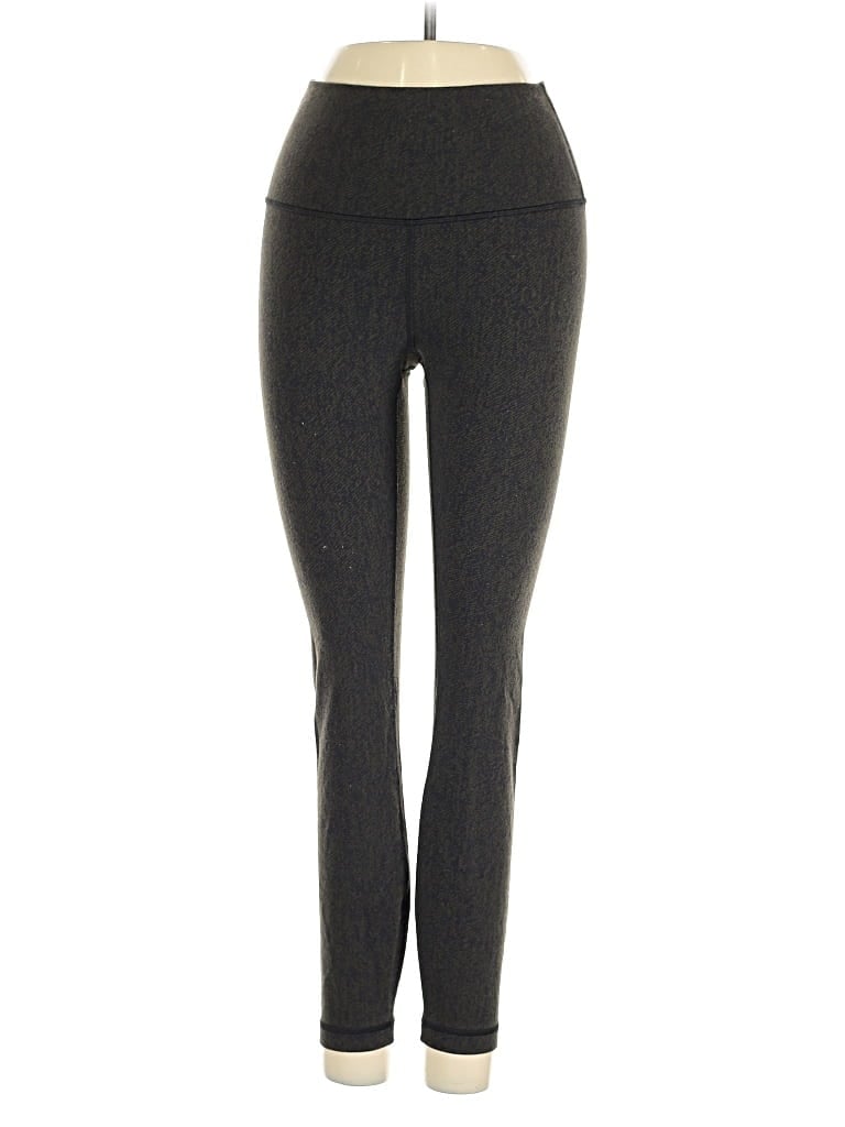 Pre-owned Lululemon Athletica Active Pants In Gray