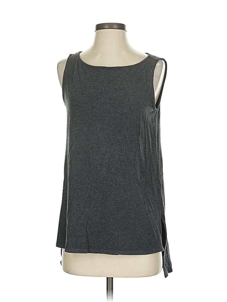 Pre-owned Eileen Fisher Sleeveless T-shirt In Gray