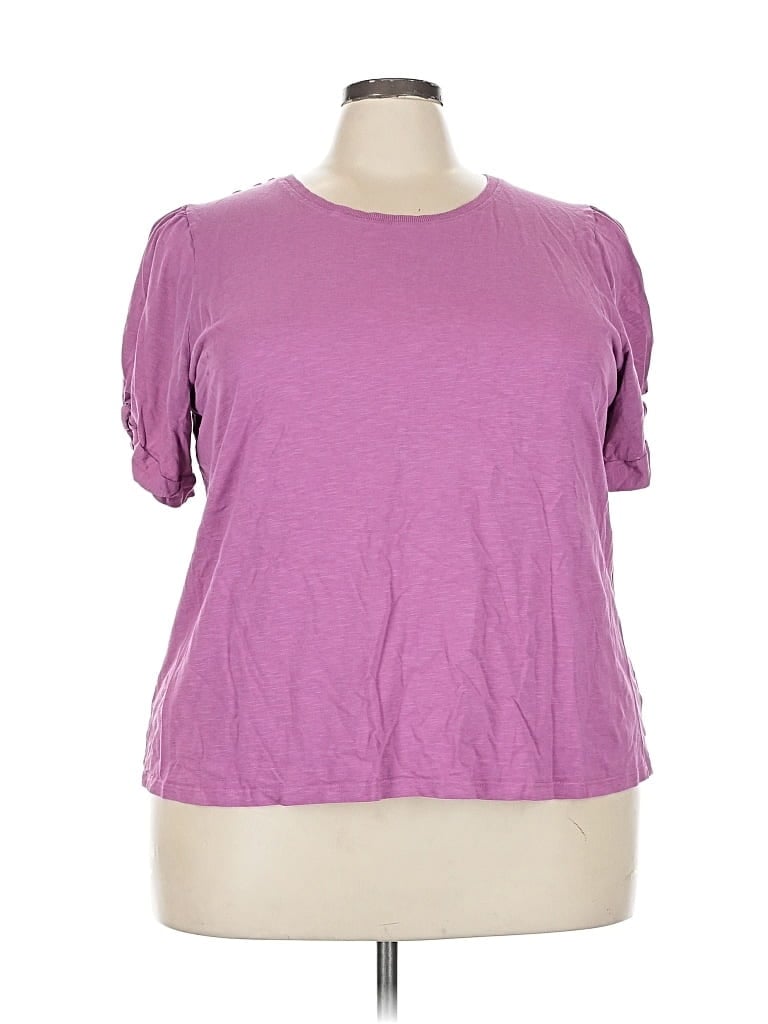 Pre-owned Maurices Short Sleeve T-shirt In Purple