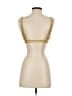 Tigerlily Stripes Gold Brown Swimsuit Top Size XS - photo 2