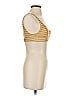 Tigerlily Stripes Gold Brown Swimsuit Top Size XS - photo 4