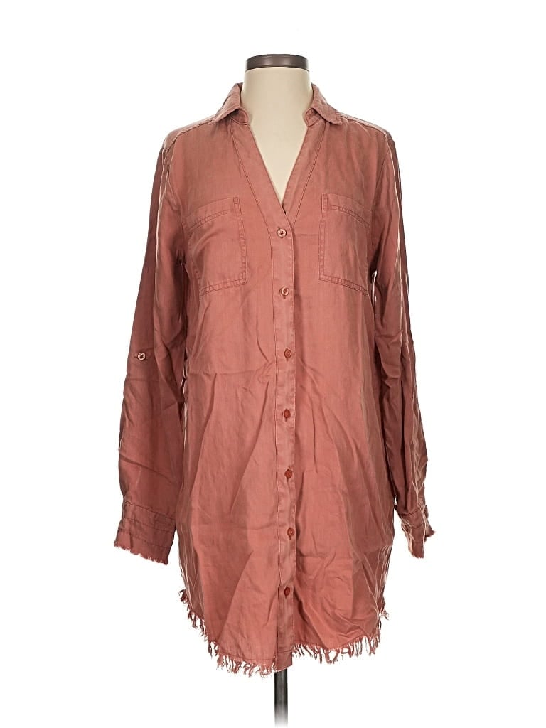 Pre-owned Dear John Casual Dress In Brown