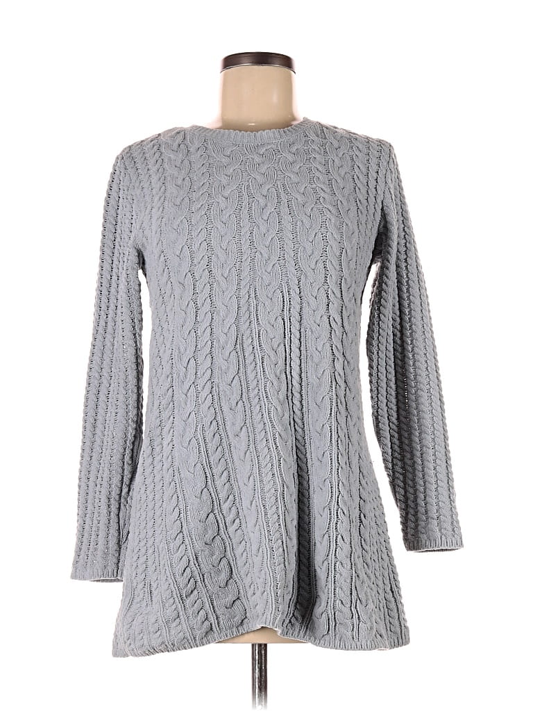 Pre-owned Jjill Casual Dress In Gray