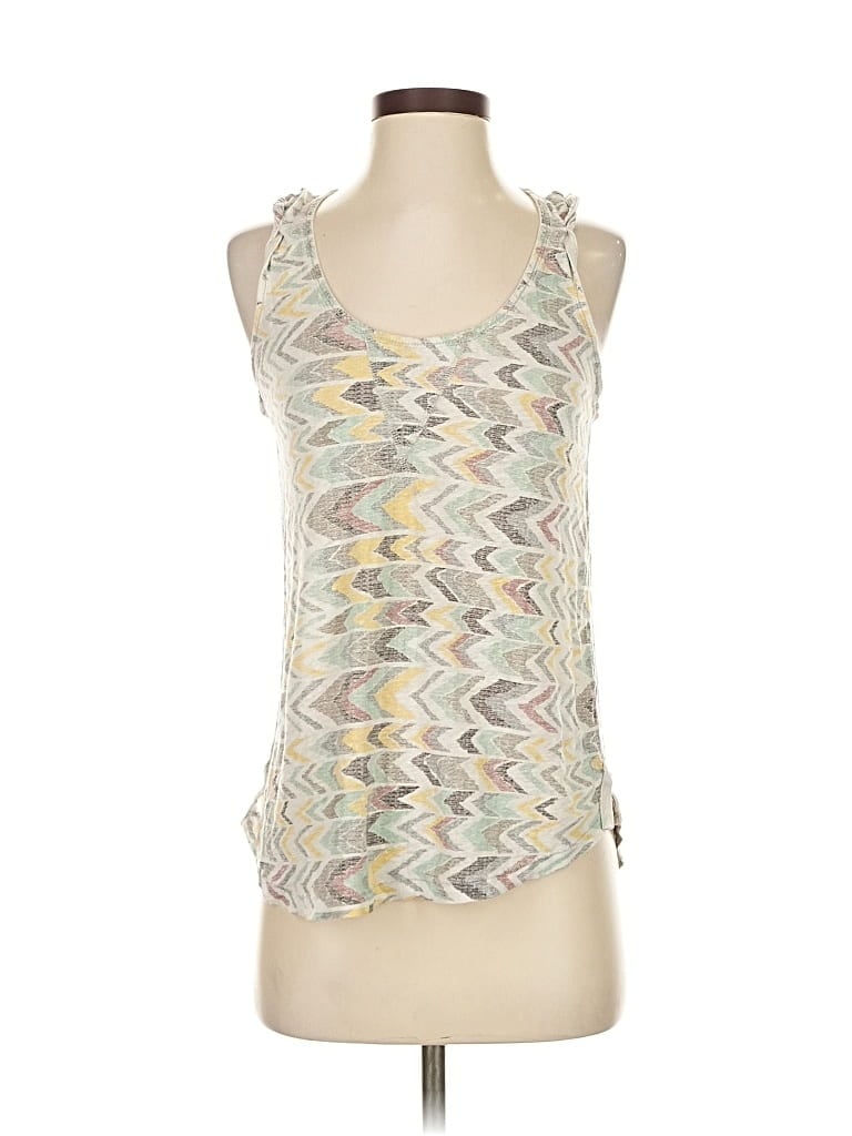 Pre-owned Wilfred Free Tank Top Ivory Halter Neckline Tops In White