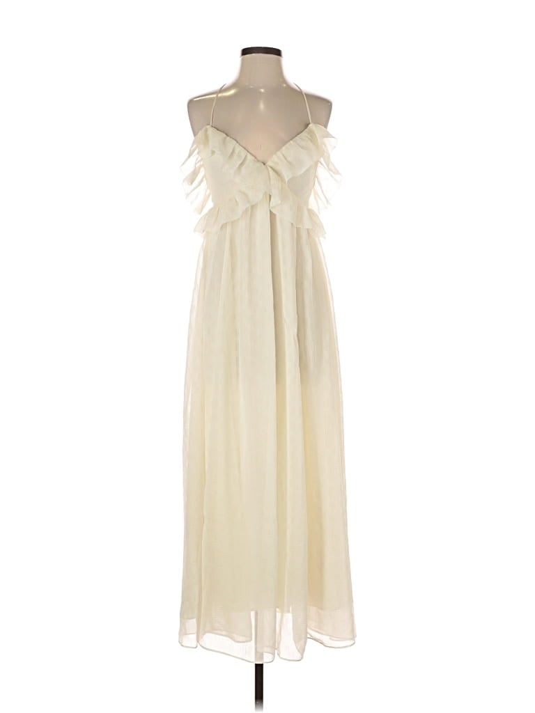 H&M Pre-owned Cocktail Dress In White