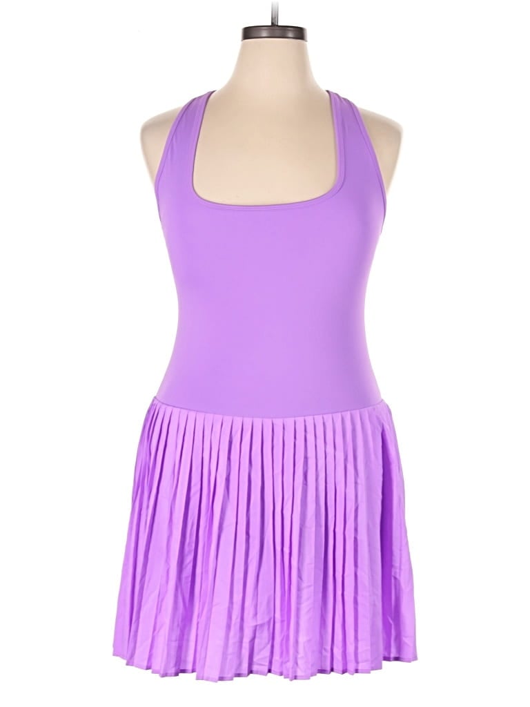 Click to view more detailed imagery on our partner's website Pre-owned Fabletics Cocktail Dress In Purple