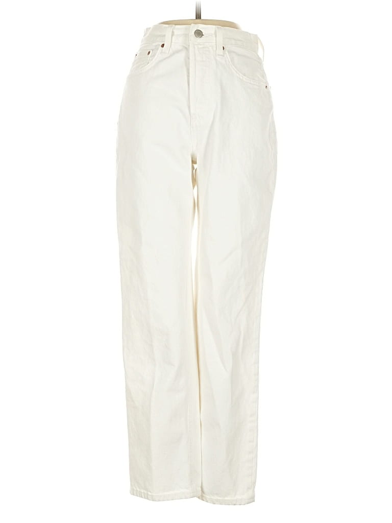 Pre-owned Denim Forum Jeans In White