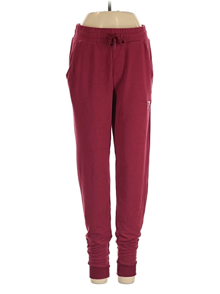 GYMSHARK Pre-owned Sweatpants In Burgundy