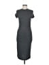 Unbranded Solid Gray Casual Dress Size M - photo 1