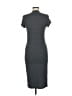 Unbranded Solid Gray Casual Dress Size M - photo 2