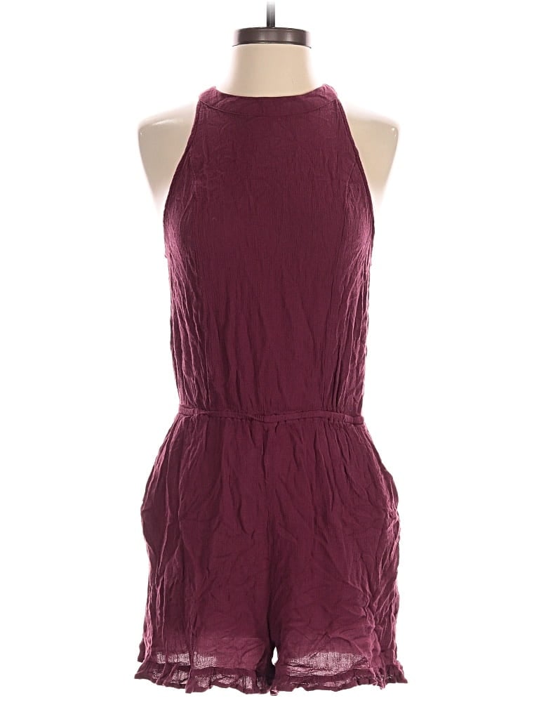 Pre-owned Love, Fire Romper In Pink