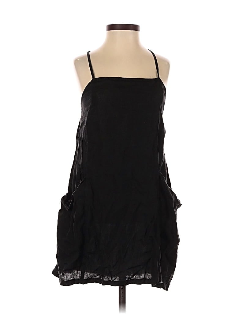 Pre-owned Vitamin A Tank Top Black Halter Neckline Tops