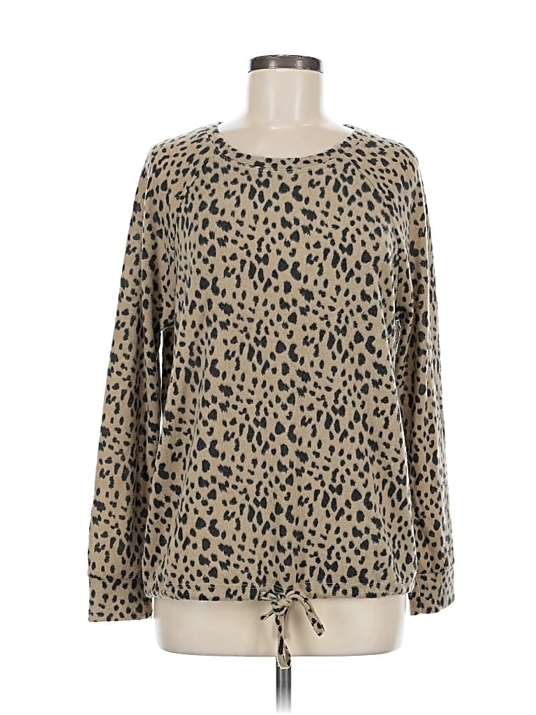 Pre-owned Assorted Brands Pullover Sweater In Brown