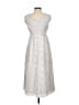 Sugar Lips 100% Polyester Polka Dots Ivory White Casual Dress Size XS - photo 2