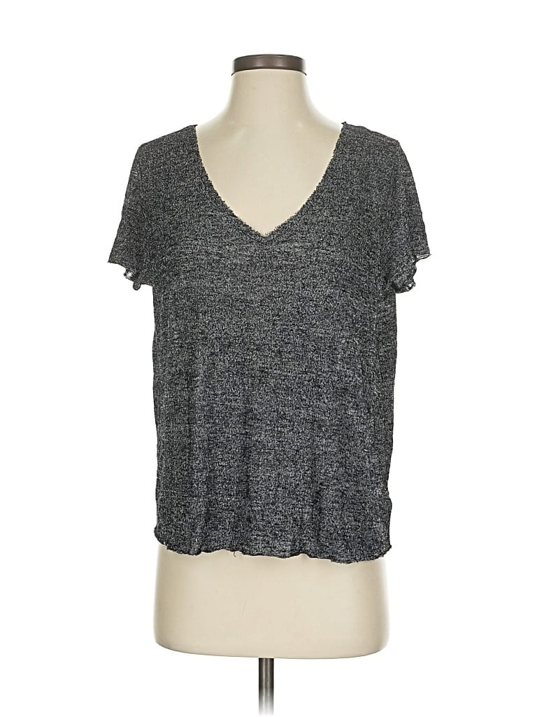 Pre-owned Project Social T Short Sleeve T-shirt In Gray