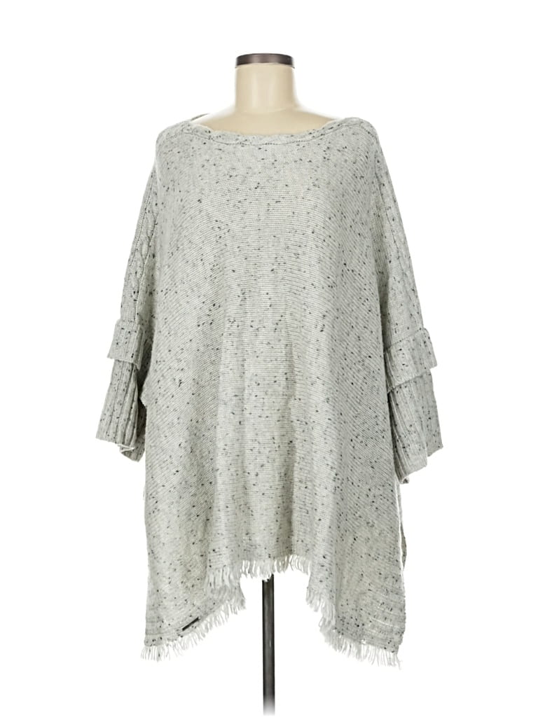 Pre-owned Polo Ralph Lauren Poncho In Gray