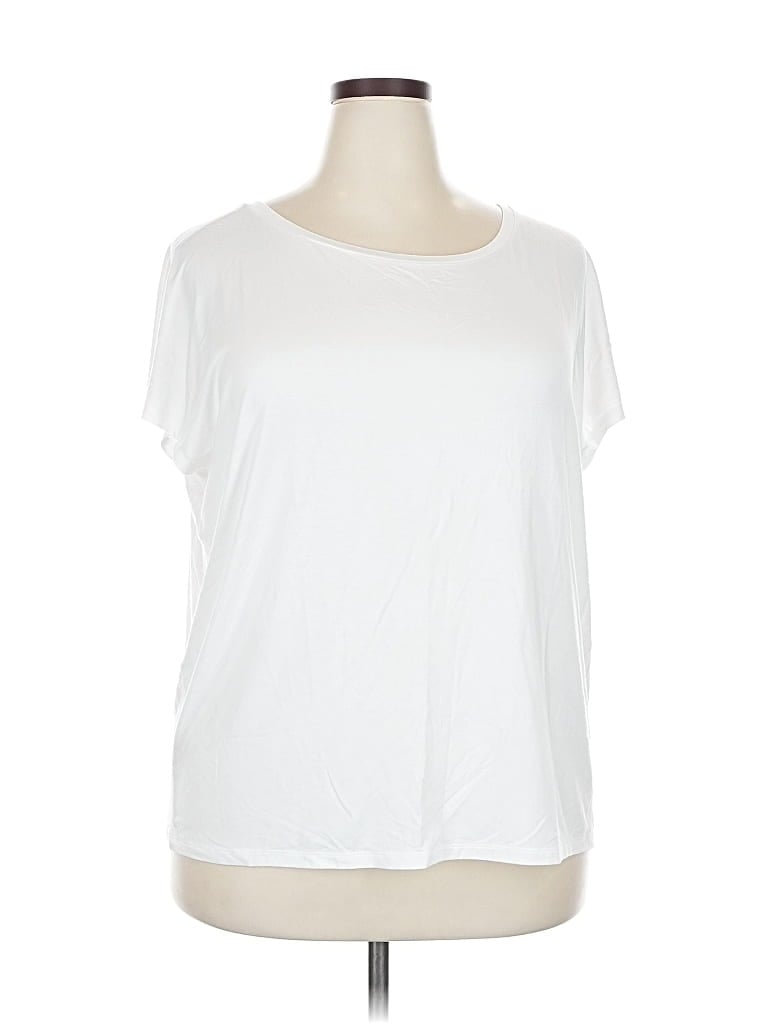 Pre-owned Amazon Essentials Short Sleeve T-shirt In White