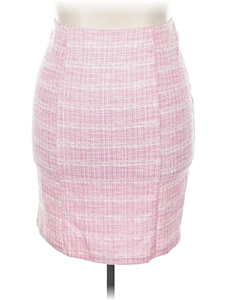 Pre-owned Kate Kasin Casual Skirt In Pink