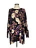Chico's Floral Purple Pullover Sweater Size XS (000) - photo 1