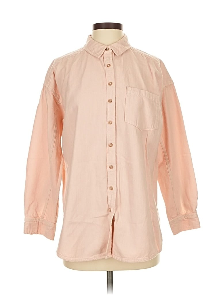 Click to view more detailed imagery on our partner's website Pre-owned Pilcro Long Sleeve Button Down Shirt In Brown