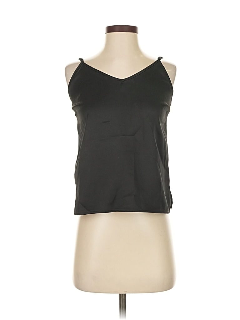 Pre-owned Tahari Tank Top Black Strapless Neckline Tops