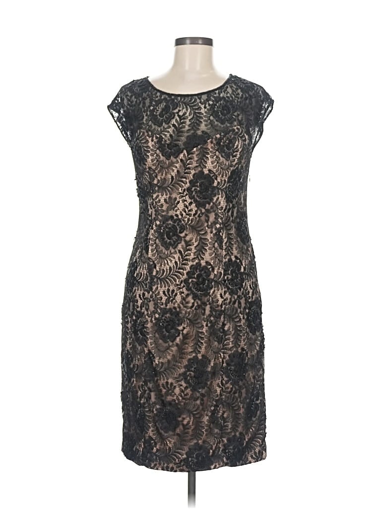 Pre-owned Sue Wong Cocktail Dress In Black