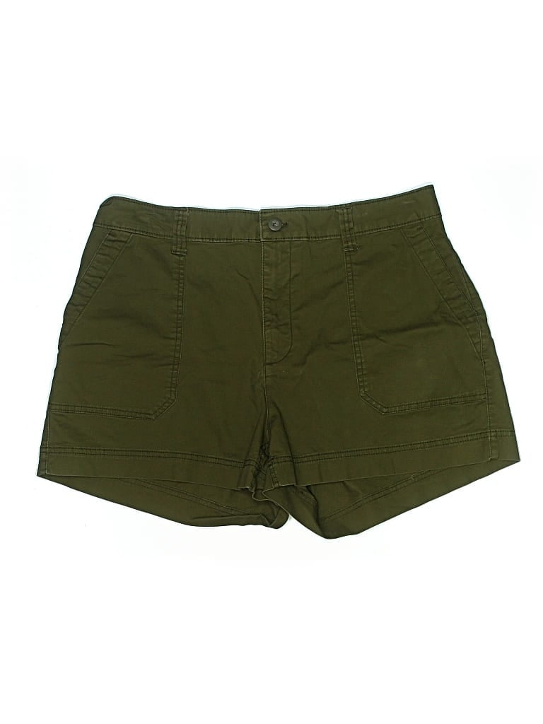 Pre-owned Old Navy - Maternity Khaki Shorts In Green