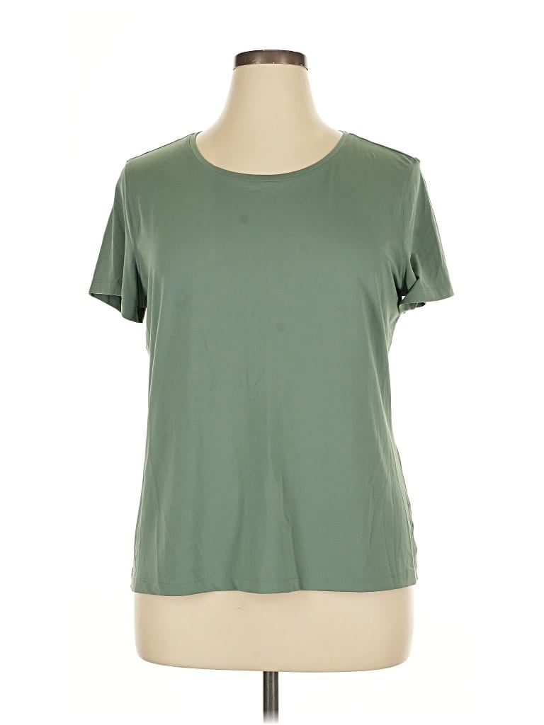 Pre-owned All In Motion Short Sleeve T-shirt In Green