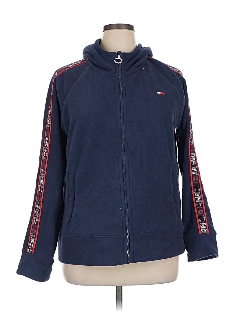 Pre-owned Tommy Hilfiger Sport Track Jacket In Blue