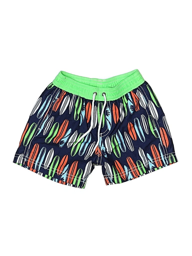 Pre-owned Carter's Kids' Board Shorts In Green