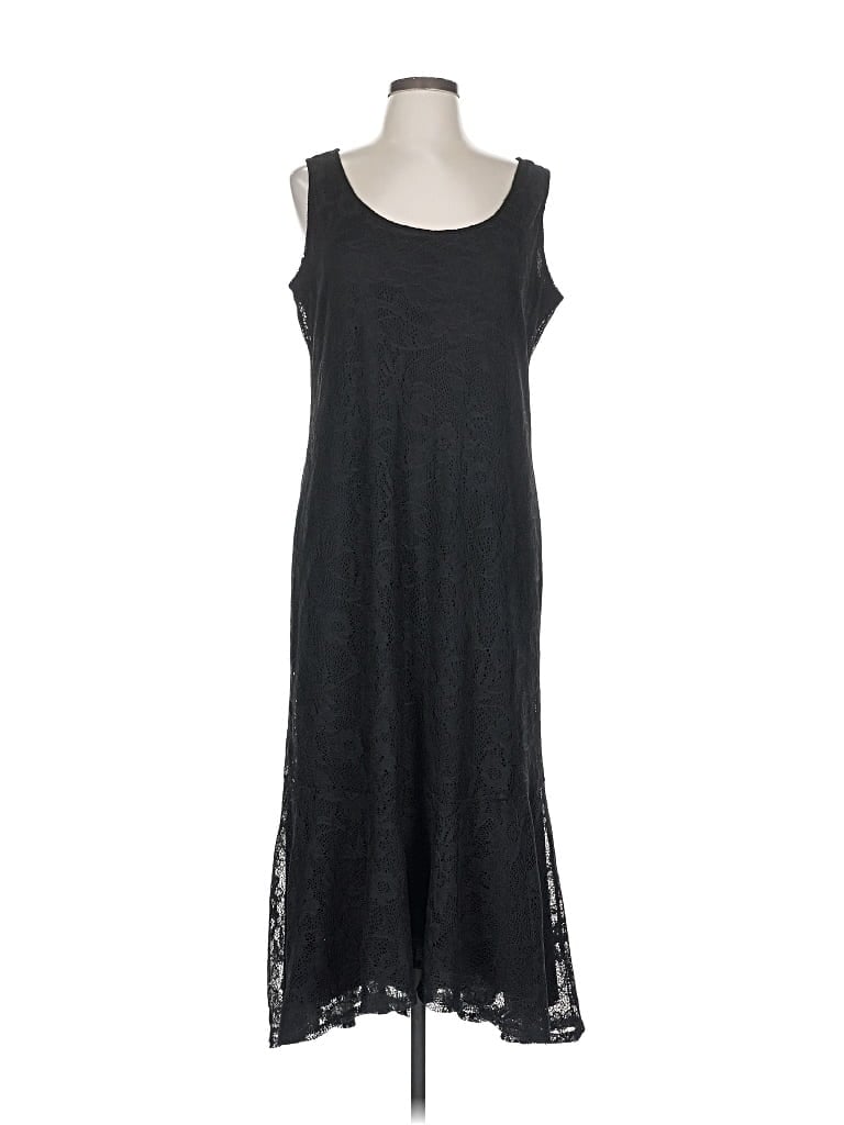 Pre-owned Slinky Brand Casual Dress In Black