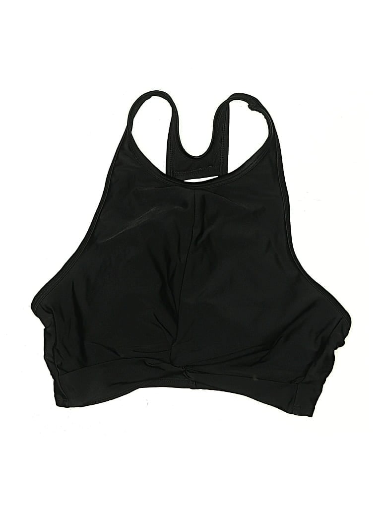 Pre-owned Kona Sol Swimsuit Top Black Swimwear