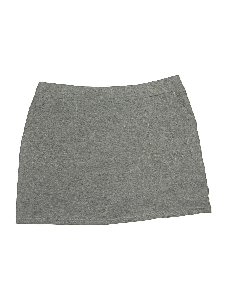 Pre-owned Croft & Barrow Skort In Gray