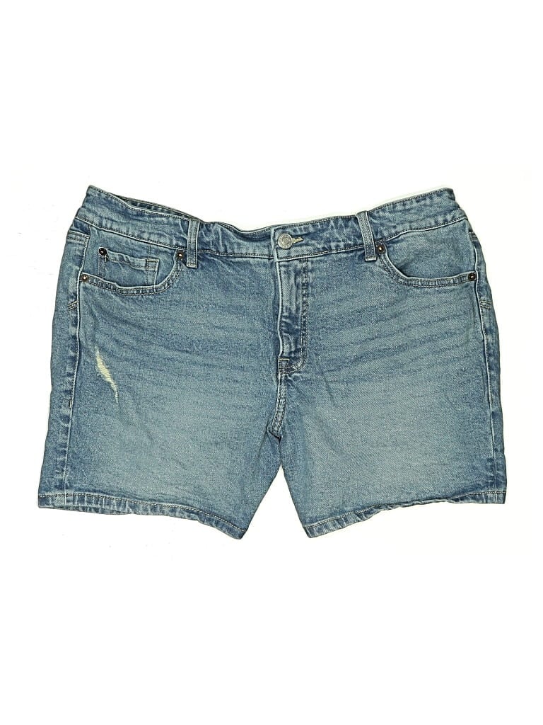 Pre-owned Torrid Denim Shorts In Blue