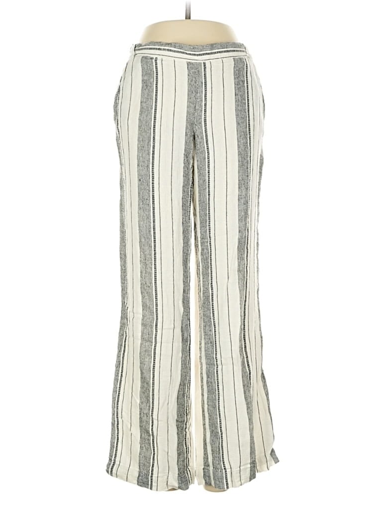 Pre-owned Maurices Linen Pants In White