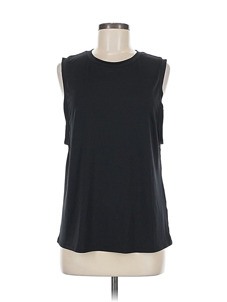 Pre-owned Fabletics Sleeveless T-shirt In Black