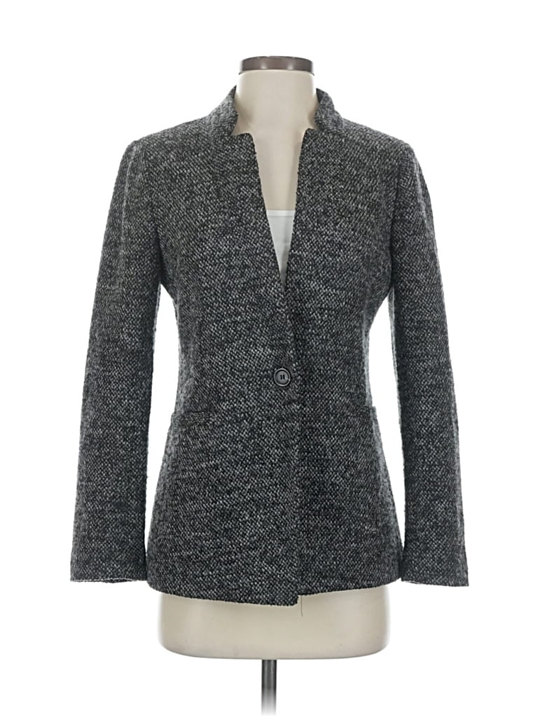 Pre-owned Talbots Blazer Jacket In Gray
